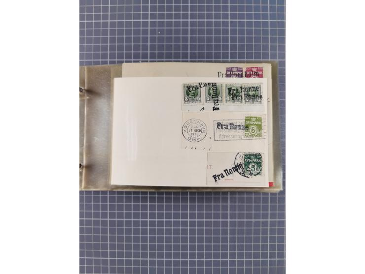 1853/1970 (ca.), interessante Sammlung “Schiffspost der Ostsee” mit Schwerpunkt bei den Anlandungsstempeln, ca 130 Briefe, Ka