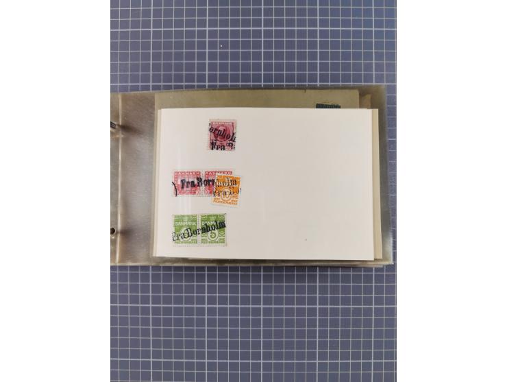 1853/1970 (ca.), interessante Sammlung “Schiffspost der Ostsee” mit Schwerpunkt bei den Anlandungsstempeln, ca 130 Briefe, Ka