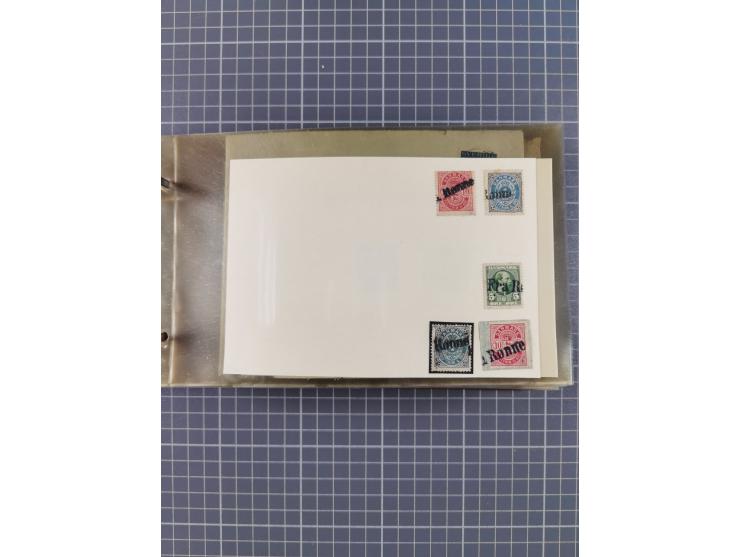 1853/1970 (ca.), interessante Sammlung “Schiffspost der Ostsee” mit Schwerpunkt bei den Anlandungsstempeln, ca 130 Briefe, Ka