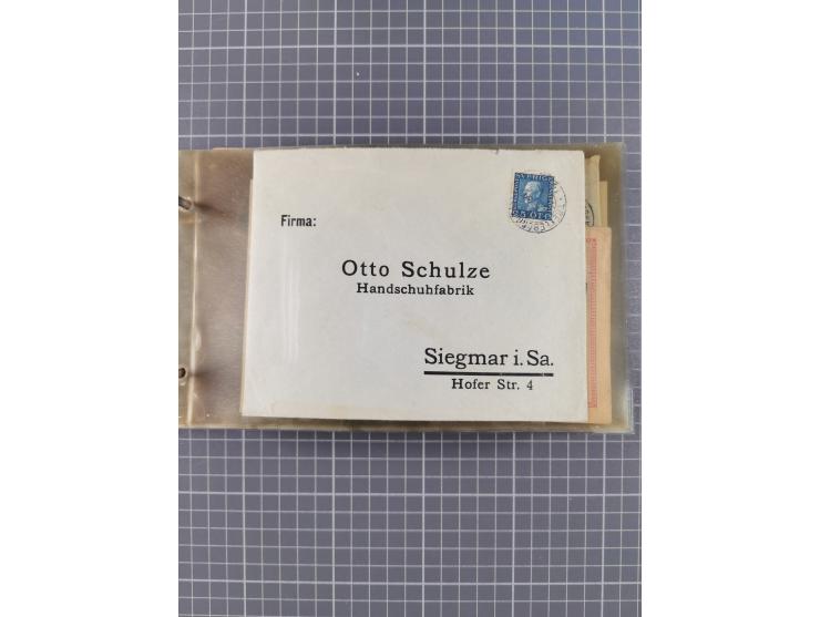 1853/1970 (ca.), interessante Sammlung “Schiffspost der Ostsee” mit Schwerpunkt bei den Anlandungsstempeln, ca 130 Briefe, Ka