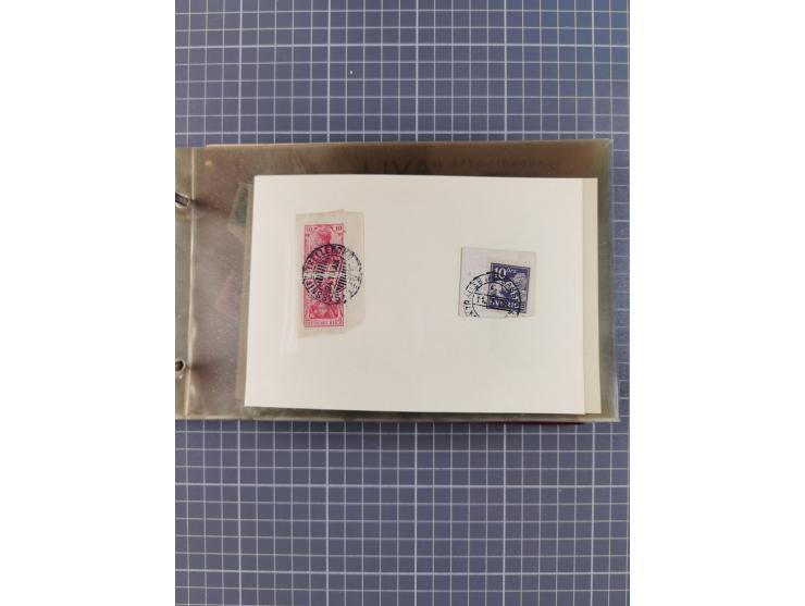 1853/1970 (ca.), interessante Sammlung “Schiffspost der Ostsee” mit Schwerpunkt bei den Anlandungsstempeln, ca 130 Briefe, Ka