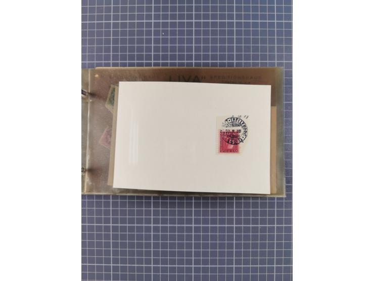 1853/1970 (ca.), interessante Sammlung “Schiffspost der Ostsee” mit Schwerpunkt bei den Anlandungsstempeln, ca 130 Briefe, Ka