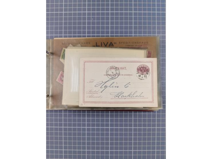 1853/1970 (ca.), interessante Sammlung “Schiffspost der Ostsee” mit Schwerpunkt bei den Anlandungsstempeln, ca 130 Briefe, Ka