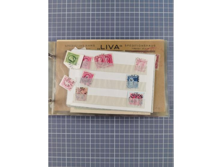 1853/1970 (ca.), interessante Sammlung “Schiffspost der Ostsee” mit Schwerpunkt bei den Anlandungsstempeln, ca 130 Briefe, Ka