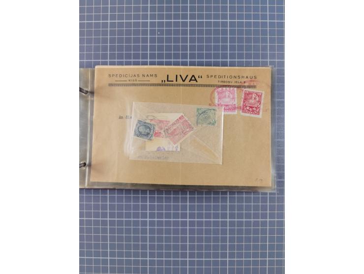 1853/1970 (ca.), interessante Sammlung “Schiffspost der Ostsee” mit Schwerpunkt bei den Anlandungsstempeln, ca 130 Briefe, Ka