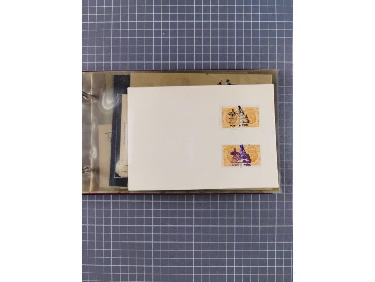 1853/1970 (ca.), interessante Sammlung “Schiffspost der Ostsee” mit Schwerpunkt bei den Anlandungsstempeln, ca 130 Briefe, Ka