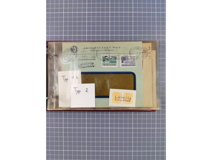 1853/1970 (ca.), interessante Sammlung “Schiffspost der Ostsee” mit Schwerpunkt bei den Anlandungsstempeln, ca 130 Briefe, Ka