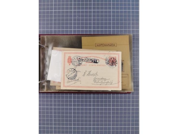 1853/1970 (ca.), interessante Sammlung “Schiffspost der Ostsee” mit Schwerpunkt bei den Anlandungsstempeln, ca 130 Briefe, Ka