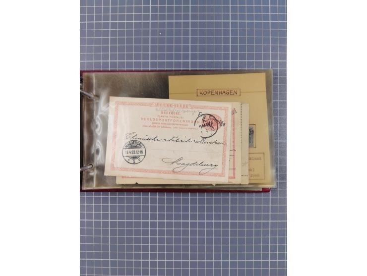 1853/1970 (ca.), interessante Sammlung “Schiffspost der Ostsee” mit Schwerpunkt bei den Anlandungsstempeln, ca 130 Briefe, Ka