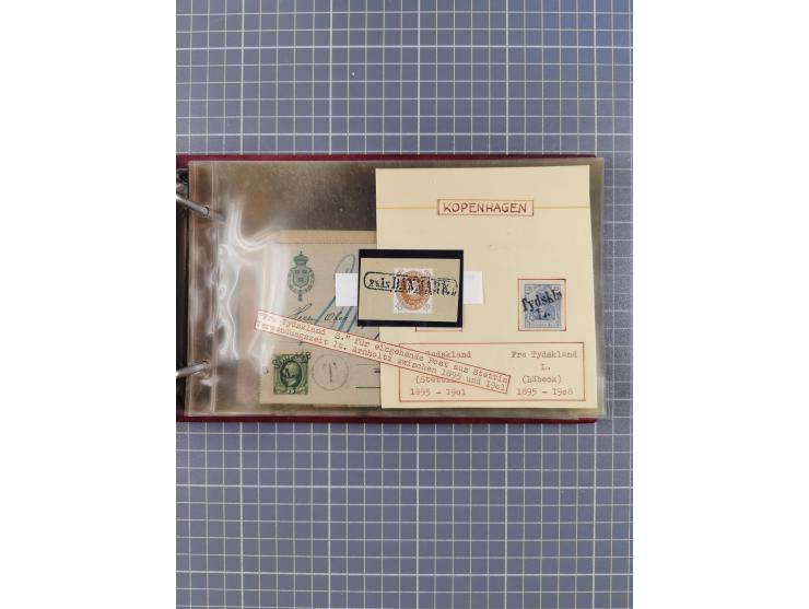 1853/1970 (ca.), interessante Sammlung “Schiffspost der Ostsee” mit Schwerpunkt bei den Anlandungsstempeln, ca 130 Briefe, Ka