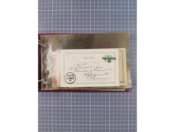 1853/1970 (ca.), interessante Sammlung “Schiffspost der Ostsee” mit Schwerpunkt bei den Anlandungsstempeln, ca 130 Briefe, Ka