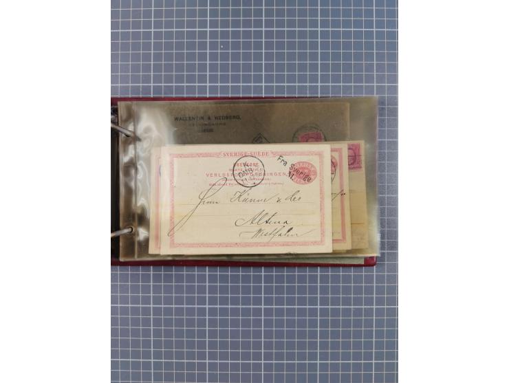 1853/1970 (ca.), interessante Sammlung “Schiffspost der Ostsee” mit Schwerpunkt bei den Anlandungsstempeln, ca 130 Briefe, Ka