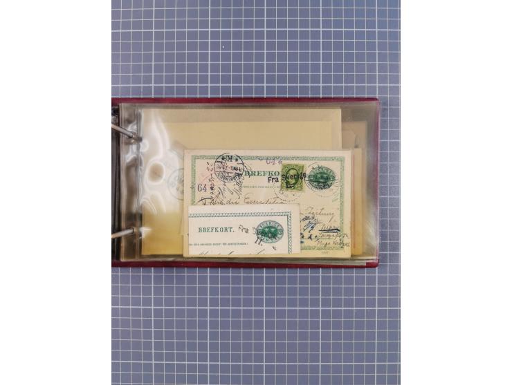 1853/1970 (ca.), interessante Sammlung “Schiffspost der Ostsee” mit Schwerpunkt bei den Anlandungsstempeln, ca 130 Briefe, Ka