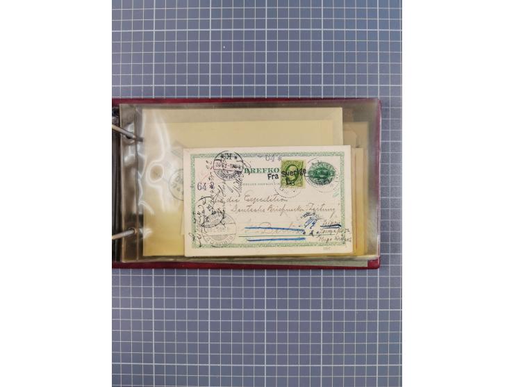 1853/1970 (ca.), interessante Sammlung “Schiffspost der Ostsee” mit Schwerpunkt bei den Anlandungsstempeln, ca 130 Briefe, Ka