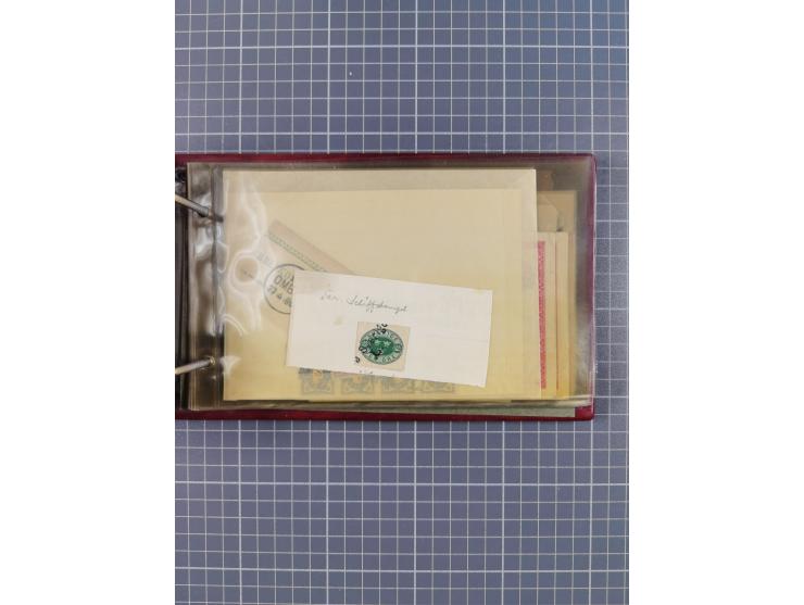 1853/1970 (ca.), interessante Sammlung “Schiffspost der Ostsee” mit Schwerpunkt bei den Anlandungsstempeln, ca 130 Briefe, Ka