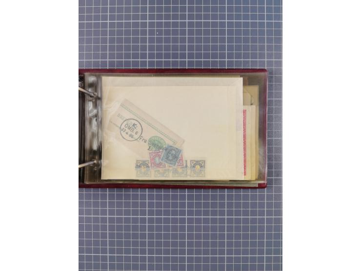 1853/1970 (ca.), interessante Sammlung “Schiffspost der Ostsee” mit Schwerpunkt bei den Anlandungsstempeln, ca 130 Briefe, Ka