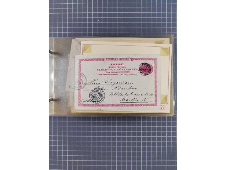 1853/1970 (ca.), interessante Sammlung “Schiffspost der Ostsee” mit Schwerpunkt bei den Anlandungsstempeln, ca 130 Briefe, Ka