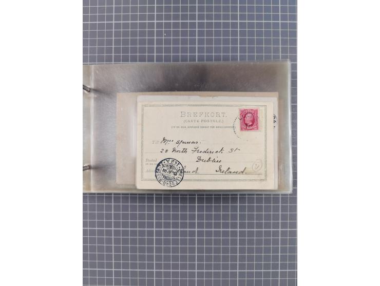 1853/1970 (ca.), interessante Sammlung “Schiffspost der Ostsee” mit Schwerpunkt bei den Anlandungsstempeln, ca 130 Briefe, Ka