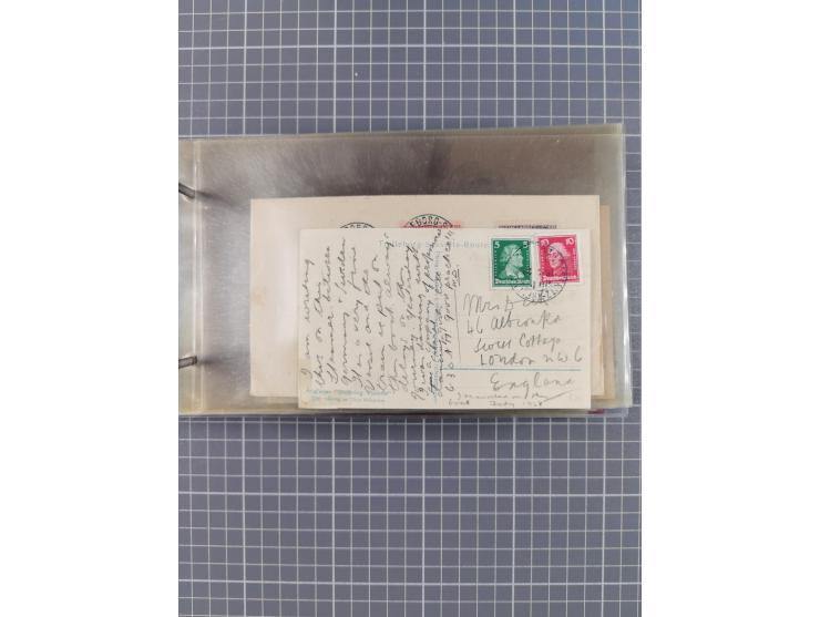 1853/1970 (ca.), interessante Sammlung “Schiffspost der Ostsee” mit Schwerpunkt bei den Anlandungsstempeln, ca 130 Briefe, Ka