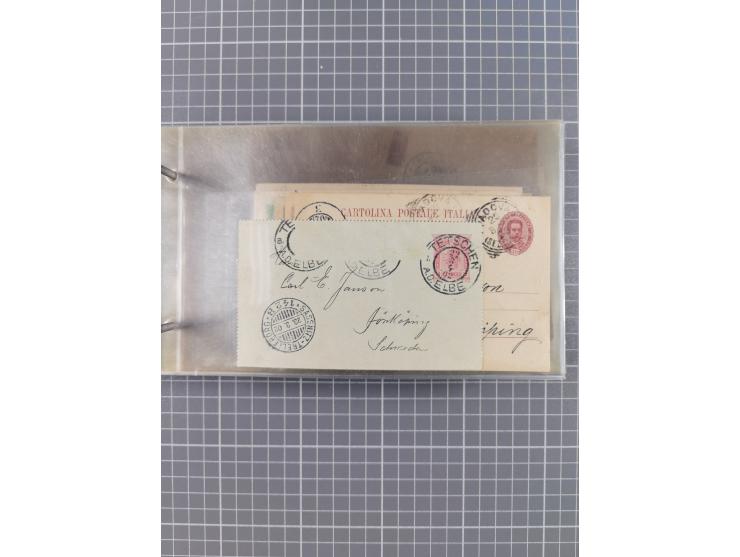 1853/1970 (ca.), interessante Sammlung “Schiffspost der Ostsee” mit Schwerpunkt bei den Anlandungsstempeln, ca 130 Briefe, Ka