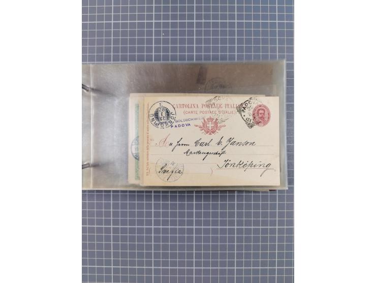 1853/1970 (ca.), interessante Sammlung “Schiffspost der Ostsee” mit Schwerpunkt bei den Anlandungsstempeln, ca 130 Briefe, Ka