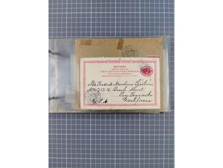 1853/1970 (ca.), interessante Sammlung “Schiffspost der Ostsee” mit Schwerpunkt bei den Anlandungsstempeln, ca 130 Briefe, Ka