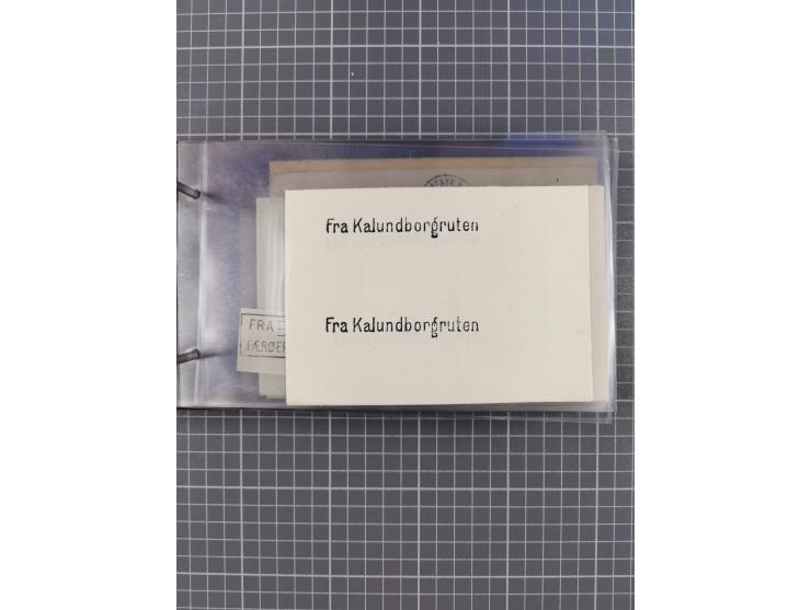 1853/1970 (ca.), interessante Sammlung “Schiffspost der Ostsee” mit Schwerpunkt bei den Anlandungsstempeln, ca 130 Briefe, Ka