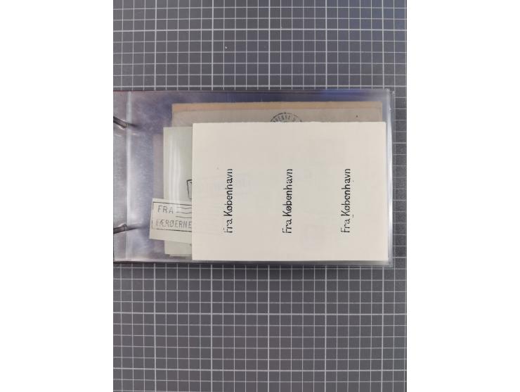 1853/1970 (ca.), interessante Sammlung “Schiffspost der Ostsee” mit Schwerpunkt bei den Anlandungsstempeln, ca 130 Briefe, Ka