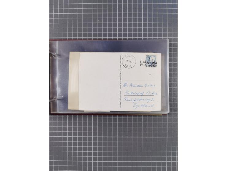 1853/1970 (ca.), interessante Sammlung “Schiffspost der Ostsee” mit Schwerpunkt bei den Anlandungsstempeln, ca 130 Briefe, Ka