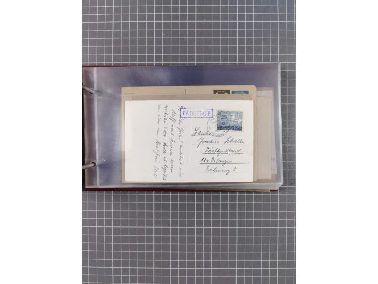 1853/1970 (ca.), interessante Sammlung “Schiffspost der Ostsee” mit Schwerpunkt bei den Anlandungsstempeln, ca 130 Briefe, Ka