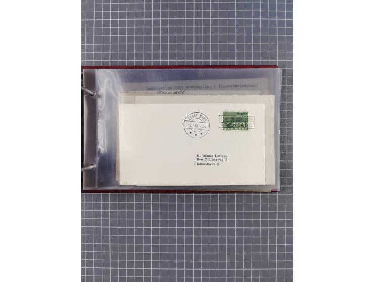 1853/1970 (ca.), interessante Sammlung “Schiffspost der Ostsee” mit Schwerpunkt bei den Anlandungsstempeln, ca 130 Briefe, Ka