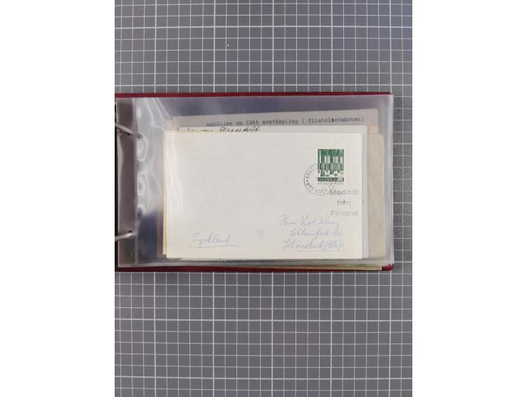 1853/1970 (ca.), interessante Sammlung “Schiffspost der Ostsee” mit Schwerpunkt bei den Anlandungsstempeln, ca 130 Briefe, Ka