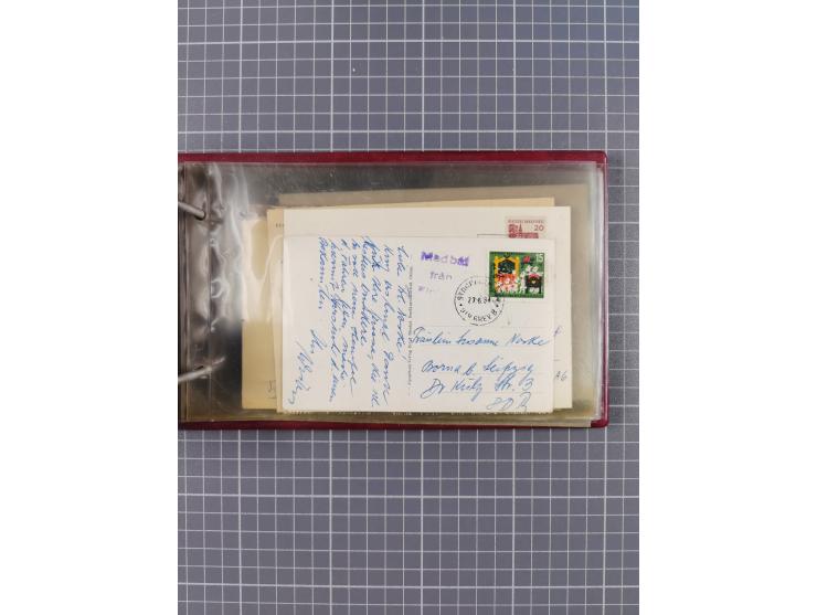 1853/1970 (ca.), interessante Sammlung “Schiffspost der Ostsee” mit Schwerpunkt bei den Anlandungsstempeln, ca 130 Briefe, Ka