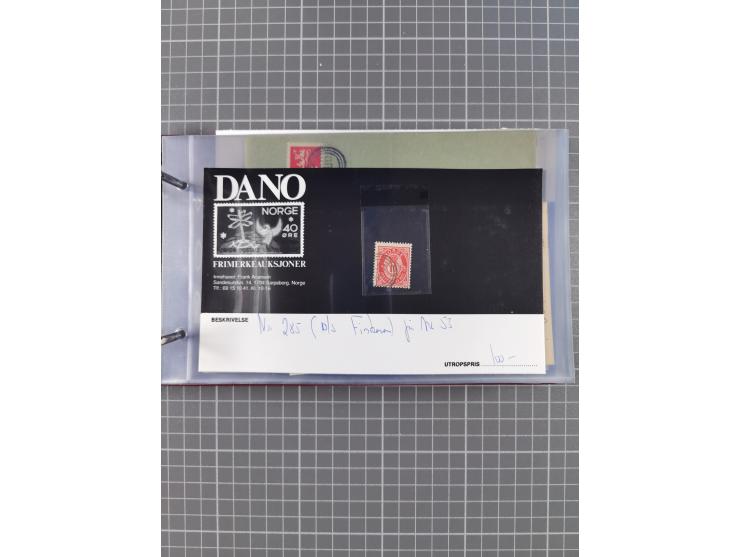 Norwegen: 1885/1934, Sammlung “Nummern-Stempel der Schiffspost ex 17/837” mit über 40 Briefen, Karten und GSK sowie einigen l