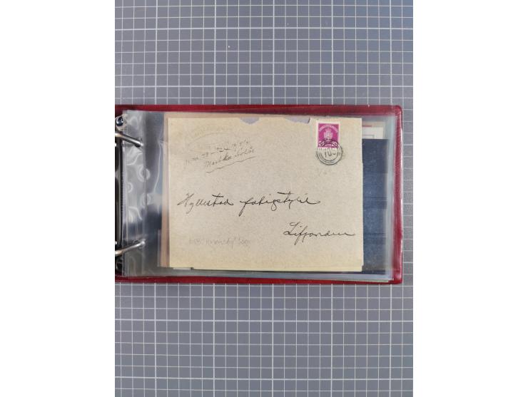 Norwegen: 1885/1934, Sammlung “Nummern-Stempel der Schiffspost ex 17/837” mit über 40 Briefen, Karten und GSK sowie einigen l