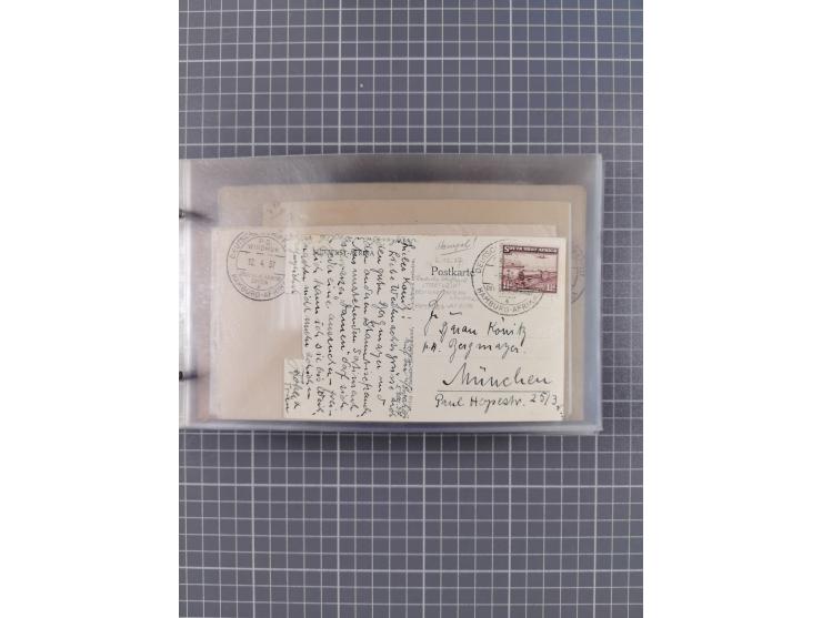 1936/39, Sammlung “DSP Deutsche Afrika-Linien/Hamburg-Afrika” mit ca. 65 Briefen, Karten und GSK, dabei viele verschiedene St