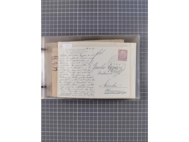 1936/39, Sammlung “DSP Deutsche Afrika-Linien/Hamburg-Afrika” mit ca. 65 Briefen, Karten und GSK, dabei viele verschiedene St