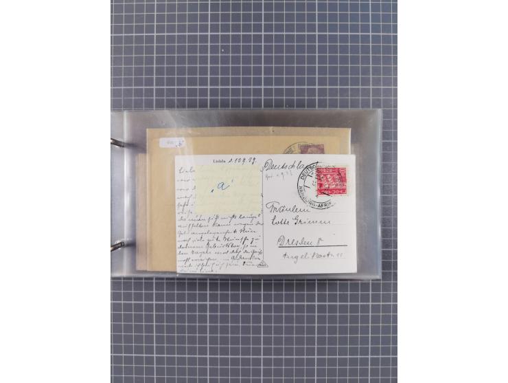 1936/39, Sammlung “DSP Deutsche Afrika-Linien/Hamburg-Afrika” mit ca. 65 Briefen, Karten und GSK, dabei viele verschiedene St