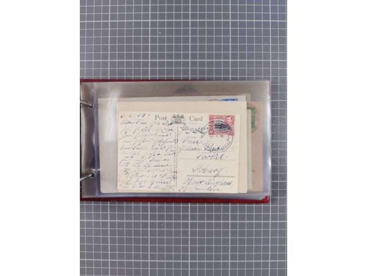 1936/39, Sammlung “DSP Deutsche Afrika-Linien/Hamburg-Afrika” mit ca. 65 Briefen, Karten und GSK, dabei viele verschiedene St