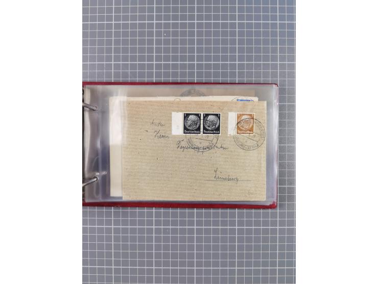 1936/39, Sammlung “DSP Deutsche Afrika-Linien/Hamburg-Afrika” mit ca. 65 Briefen, Karten und GSK, dabei viele verschiedene St
