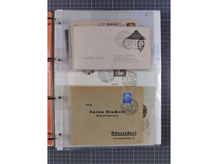 1933/39, Sammlung “DSP Hamburg-Amerika” (Westindien und Cuba-Mexiko) mit fast 50 Briefen, Karten und GSK, dabei Bedarfspost, 