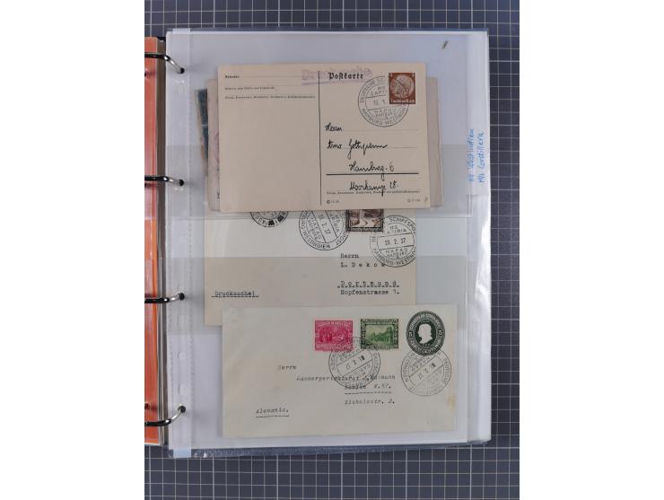 1933/39, Sammlung “DSP Hamburg-Amerika” (Westindien und Cuba-Mexiko) mit fast 50 Briefen, Karten und GSK, dabei Bedarfspost, 