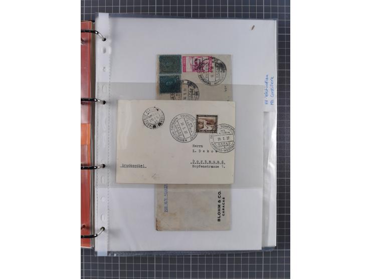 1933/39, Sammlung “DSP Hamburg-Amerika” (Westindien und Cuba-Mexiko) mit fast 50 Briefen, Karten und GSK, dabei Bedarfspost, 