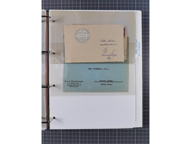 1933/39, Sammlung “DSP Hamburg-Amerika” (Westindien und Cuba-Mexiko) mit fast 50 Briefen, Karten und GSK, dabei Bedarfspost, 