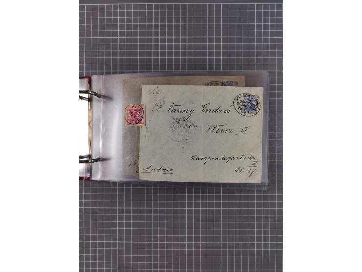 1891/1935 (ca.), umfangreiche Sammlung “DSP LINIE HAMBURG-SÜDAMERIKA I-LV” mit ca. 470 Briefen, Karten und GSK sowie wenigen 