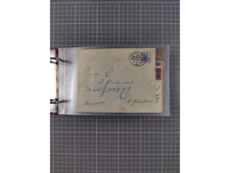 1891/1935 (ca.), umfangreiche Sammlung “DSP LINIE HAMBURG-SÜDAMERIKA I-LV” mit ca. 470 Briefen, Karten und GSK sowie wenigen 