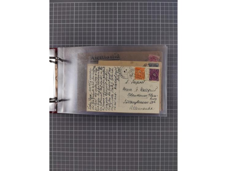 1891/1935 (ca.), umfangreiche Sammlung “DSP LINIE HAMBURG-SÜDAMERIKA I-LV” mit ca. 470 Briefen, Karten und GSK sowie wenigen 