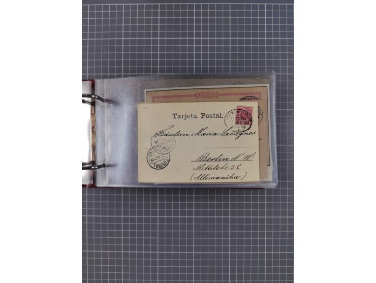 1891/1935 (ca.), umfangreiche Sammlung “DSP LINIE HAMBURG-SÜDAMERIKA I-LV” mit ca. 470 Briefen, Karten und GSK sowie wenigen 