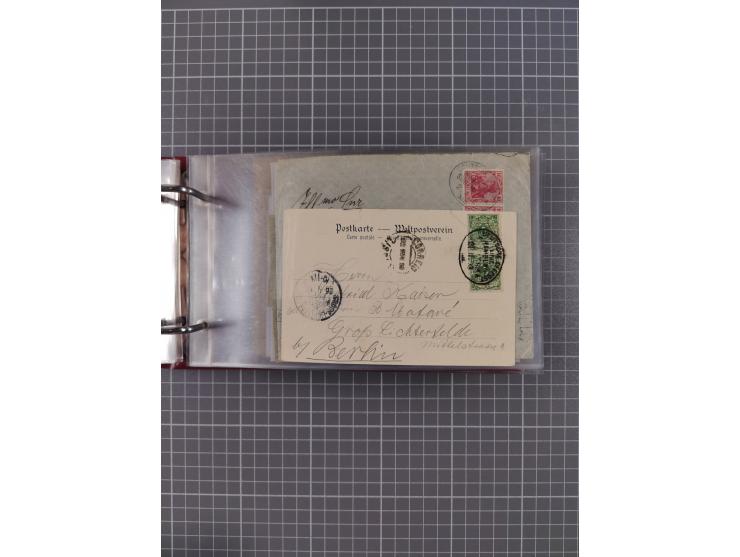 1891/1935 (ca.), umfangreiche Sammlung “DSP LINIE HAMBURG-SÜDAMERIKA I-LV” mit ca. 470 Briefen, Karten und GSK sowie wenigen 