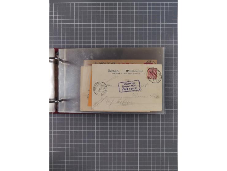 1891/1935 (ca.), umfangreiche Sammlung “DSP LINIE HAMBURG-SÜDAMERIKA I-LV” mit ca. 470 Briefen, Karten und GSK sowie wenigen 